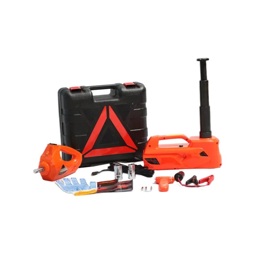 Gata Eléctrica 12v Llave Impacto Levanta 5 Ton.