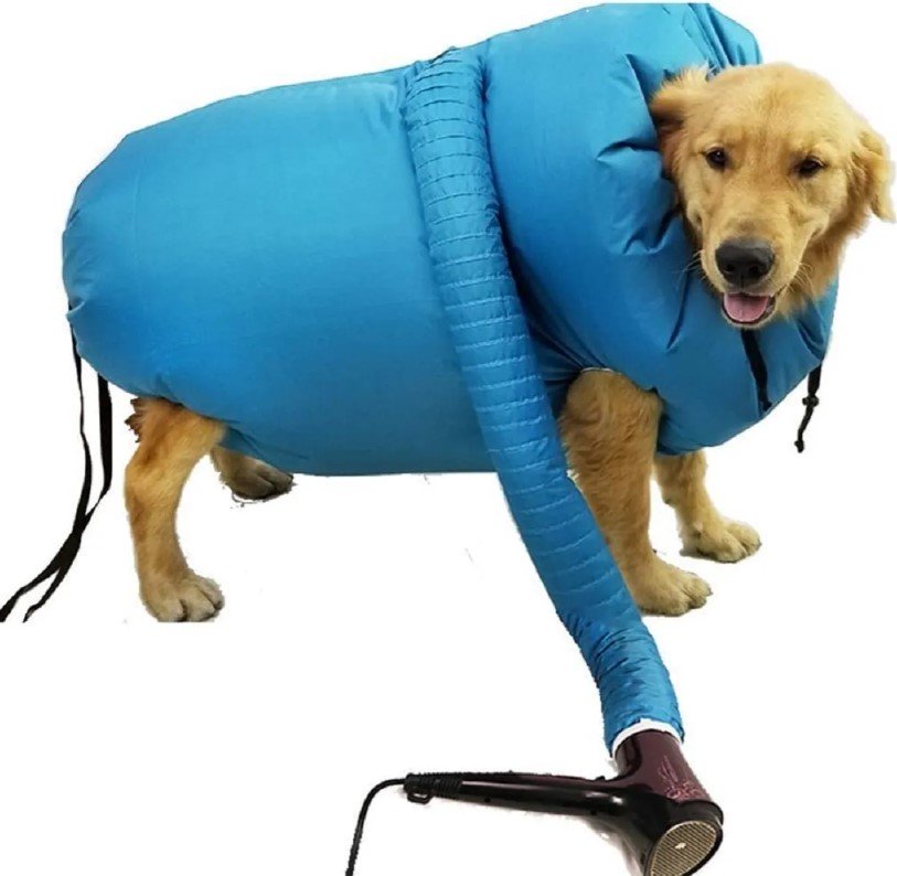 Saco Secador Portátil Secador Para Pelo Mascotas Dog Lovers