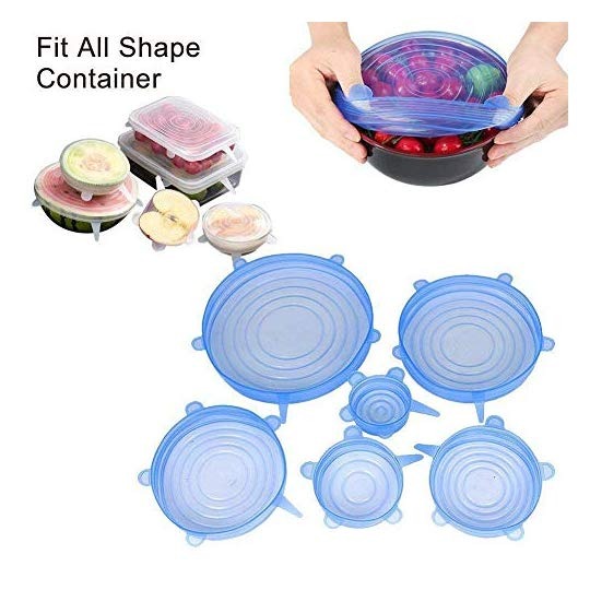 Pack 12 Tapas Silicona Ajustables- Parub Importadora