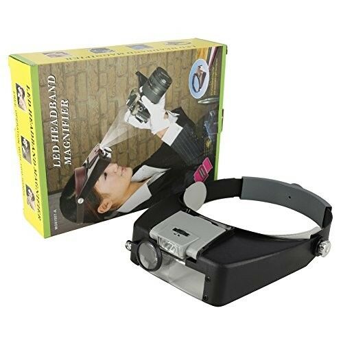 Cintillo Lupa Con Luz Led Profesional