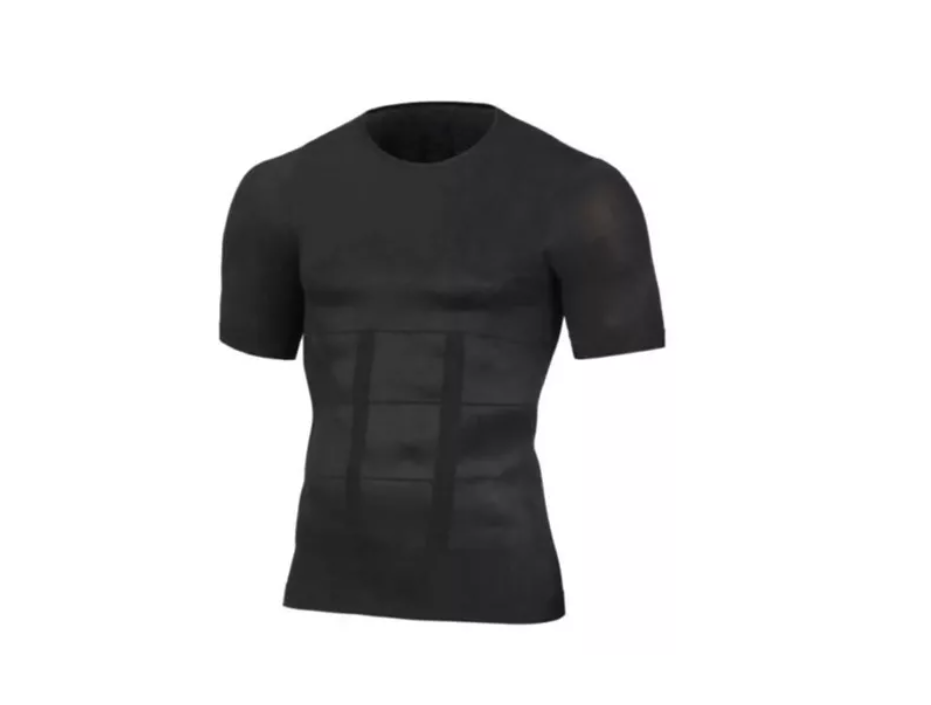 CAMISETA REDUCTORA LEO NEGRA - Camisetas reductoras hombre