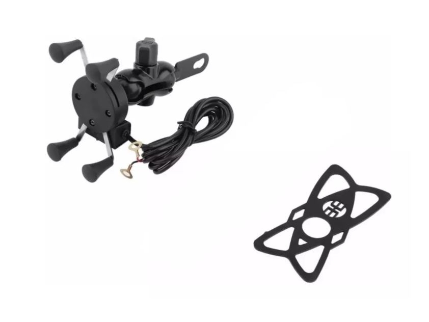 Porta Celular Para Moto Con Cargador Usb