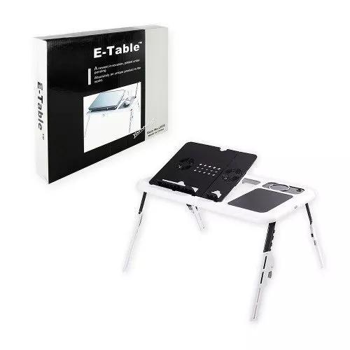Mesa Portátil Notebook Doble Ventilador Cooler Alzador Base